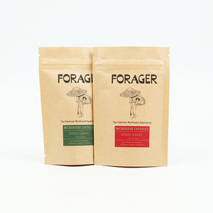 <span class=keywords><strong>Bio</strong></span> Bags Biodegradable Zip Lock Bolsas de papel PLA Embalaje compostable Alimentos Cremallera Logo Impreso Bolsas de setas - Product Image 3