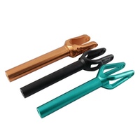 Tige de guidon en aluminium forgé de précision avec design incurvé classique, durable, haute résistance, légère pour VTT et vélo de route