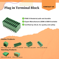 Bloc de bornes de terre enfichable 3,5 mm 3,81 mm du fabricant, modèle 15EDGVHB 3.5 KF2EDGKVH MCDNV15-G1-3,5 P26THR 0221-39XXL
