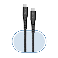 Cable de carga rápida tipo C trenzado de nailon de alta calidad, Cable DE DATOS USB PD de 65W para accesorios de teléfono móvil, Exportación de India