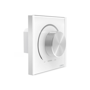 <span class=keywords><strong>Dimmer</strong></span> de Painel de Vidro em Aço LTECH 1-10V com Padrão Europeu, Entrada 90-250V, Interruptor Rotativo para Controle de Luz LED - Product Image 1
