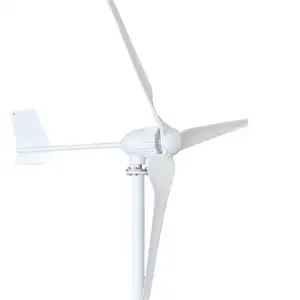 Generator angin kecil 100W 500W 1kW 5kW, turbin angin rumah 24V 48V untuk penerangan jalan sistem hibrid pertanian