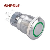 Vendita calda nuovo prodotto in acciaio inox Illuminato a pulsante interruttore di pulsante impermeabile di spinta