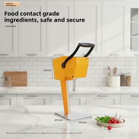 Automatische fruitrietjes-perforator sinaasappel watermeloen sap boormachine - commerciële catering fruitverwerkingsinstallatie 1 jaar garantie