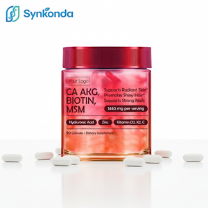 Complément OEM pour Cheveux, Peau et Ongles : Biotine, Acide Hyaluronique, Calcium, AKG, MSM, Vitamines C, <span class=keywords><strong>D3</strong></span>, <span class=keywords><strong>K2</strong></span> – Soin Visage Femme, Cheveux Forts - Product Image 1