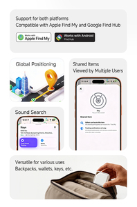 Dispositivo Bluetooth Anti-Smarrimento per Trovare Oggetti, Localizzatore Anti-Smarrimento per Cellulari, Tracker per Oggetti Perduti, Dispositivo Anti-Smarrimento per Chiavi Auto - Product Image 3
