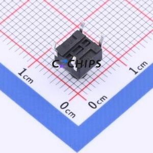 TSD001B07035A Tactile <b>Switch</b> Through hole Component (THT)-4P,6x6mm <b>Switch</b> Round Button 3.5N Through Hole 6mm - Product Image 2