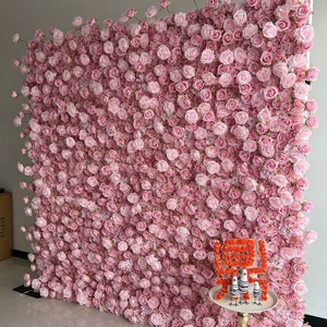 Customizable 5D Scene Layout Decoration Handmade Silk Flower Wall Photo Backdrop Wedding <strong>Background</strong> Layout - Product Image 3