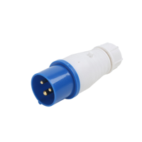 Prise industrielle robuste Nuoqiya 16A 3 broches IP44 étanche 220V pour usage industriel