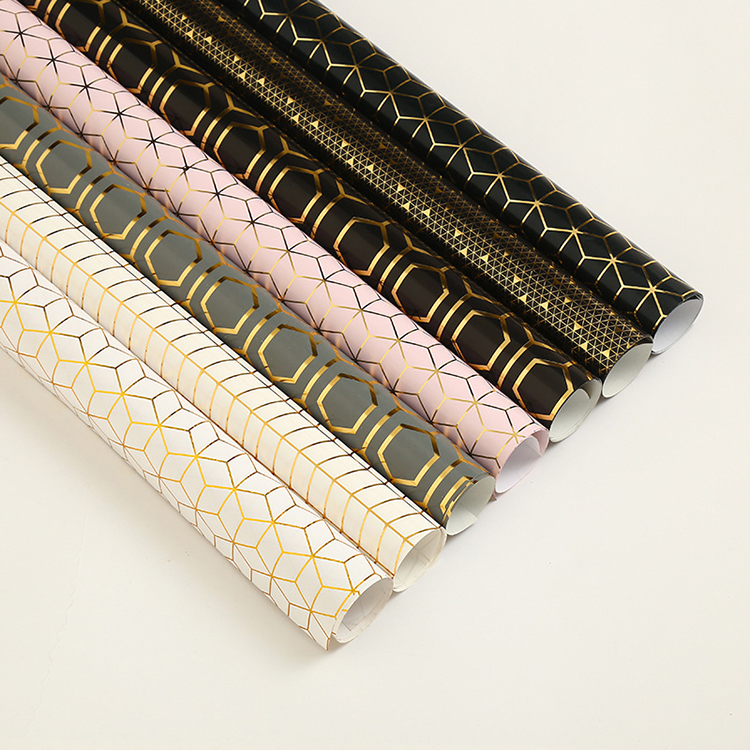 Wholesale Custom High Quality Different Designed Wrapping Kraft Paper for Gift Packaging Hot Sale Luxury Wrapping Paper.