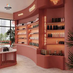 การออกแบบตกแต่งภายในร้านค้า |   ร้านน้ำหอมตกแต่งด้วยทองคำ |   ตู้โชว์สินค้าหรูหราและโซลูชั่นตกแต่งภายในครบวงจร - Product Image 4