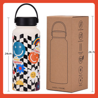 Botella Térmica de Acero Inoxidable de 30 oz, Personalizada con Logotipo Impreso en 3D, Ecológica, Portátil, de Boca Ancha, para Beber Directamente, Ideal para Viajes