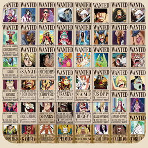 50 Calcomanías Vintage <span class=keywords><strong>de</strong></span> Anime <span class=keywords><strong>de</strong></span> One Piece con los Personajes Nami, Luffy, Zoro, Chopper y Sombrero <span class=keywords><strong>de</strong></span> Paja, Póster <span class=keywords><strong>de</strong></span> los Personajes Principales - Product Image 2