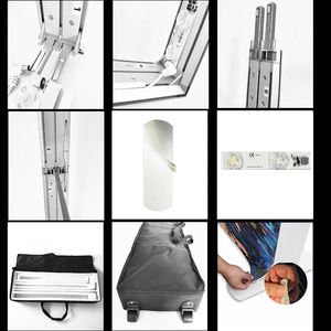 Expositor Portátil <span class=keywords><strong>de</strong></span> Aluminio con Retroiluminación LED, Fácil <span class=keywords><strong>de</strong></span> Montar, <span class=keywords><strong>para</strong></span> Ferias Comerciales, Eventos y Publicidad - Product Image 3