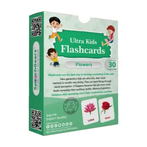 Ultra Kids Bloem Flashcards Educatieve Cognitieve Kaarten Voor Kinderen Flash Geheugen Voor Beter Leren