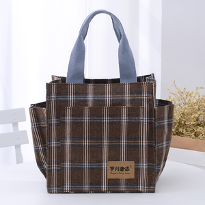 Sac fourre-tout imperméable grande capacité sur mesure OEM ODM avec plusieurs poches latérales pour bouteilles, doublure TC ou en feuille d'aluminium, idéal pour les trajets quotidiens ou comme sac à lunch - Product Image 2