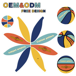 Trainings-/Großhandels-Fabrik Maßgefertigter Wilson-Basketball Gummi-Design Basketball Größe 7 - Product Image 4