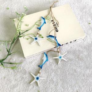 Nueva Decoración Navideña Colgante para Árbol de Navidad con Forma de Pez, Estrella de Mar, Conchas, Caballito de Mar, <span class=keywords><strong>Tortuga</strong></span> y Delfín, Hecha de Resina Mediterránea - Product Image 2