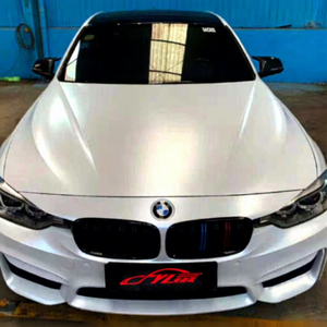 Pellicola Adesiva in PVC Satinato FYL 1,52*17M per Wrapping Auto, Rotoli di Vinile Bianco Metallizzato Opaco per Carrozzeria - Product Image 1
