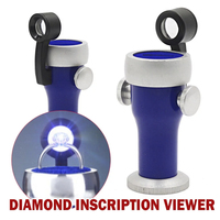 Loupe professionnelle de loupe d'inscription de diamant de verre haute puissance 25X pour l'affichage des inscriptions de laser de diamant