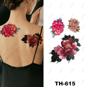 Bxtats Venta al por mayor y personalizado Arte corporal impermeable Hombro <span class=keywords><strong>Pierna</strong></span> Cuello Medio brazo <span class=keywords><strong>Tatuaje</strong></span> temporal de color - Product Image 2