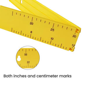 कस्टम ओईएम वाटरप्रूफ फिशिंग टैकल रूलर 24" फिश फोल्डिंग रूलर फिशिंग माप - Product Image 2