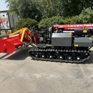 Forte potenza 50HP cingolato integrato profonda tornitura stoppie trattore per serra - Product Image 1