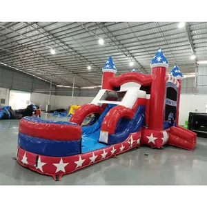 2023 Wet Dry Inflatable Slide Waterslide Water Kids Giant Commercial Adult for Sale Used Toboggan Gonflable