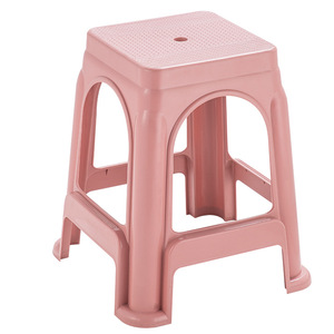 Plastic Square Stool 30 In Thickened <b>Stackable</b> Modern Design For Home <b>Dining</b> Room Furniture - Product Image 5
