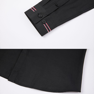 Camisa de Hombre de Alta Calidad con Estampado Daro, Puño Cuadrado, Cierre Frontal Oculto, Manga Larga y Cuello Corto en Punta - Product Image 4