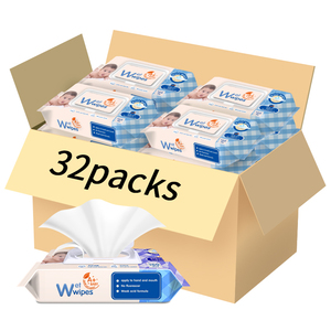 Échantillon Gratuit OEM <span class=keywords><strong>Lingettes</strong></span> Bébé Non Parfumées Non Tissées <span class=keywords><strong>Lingettes</strong></span> Pour BB 99,9% Eau Pure <span class=keywords><strong>Lingettes</strong></span> Bébé - Product Image 1
