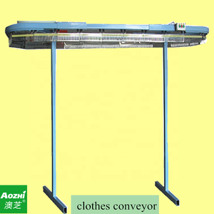 Système de convoyage de machines de nettoyage à sec à suspendeurs rotatifs série Aozhi SS, électrique 220V, pour blanchisserie et hôtellerie - Product Image 6