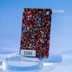 แผ่นอะคริลิคสีม่วงเข้มแบบตัดเลเซอร์ ประดับด้วยกลิตเตอร์และเลื่อม พร้อมบริการตัดตามแบบ ความหนา 3 มม./4 มม./5 มม. - Product Image 6