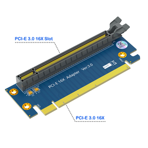 <span class=keywords><strong>PCI</strong></span> <span class=keywords><strong>Express</strong></span> 3.0 <span class=keywords><strong>X16</strong></span>การ์ดไรเซอร์16X การ์ดสำหรับผู้ชายตัวเมียช่อง90องศาสำหรับแปลงกราฟิกการ์ดรองรับ1U 2U เดสก์ท็อป - Product Image 2