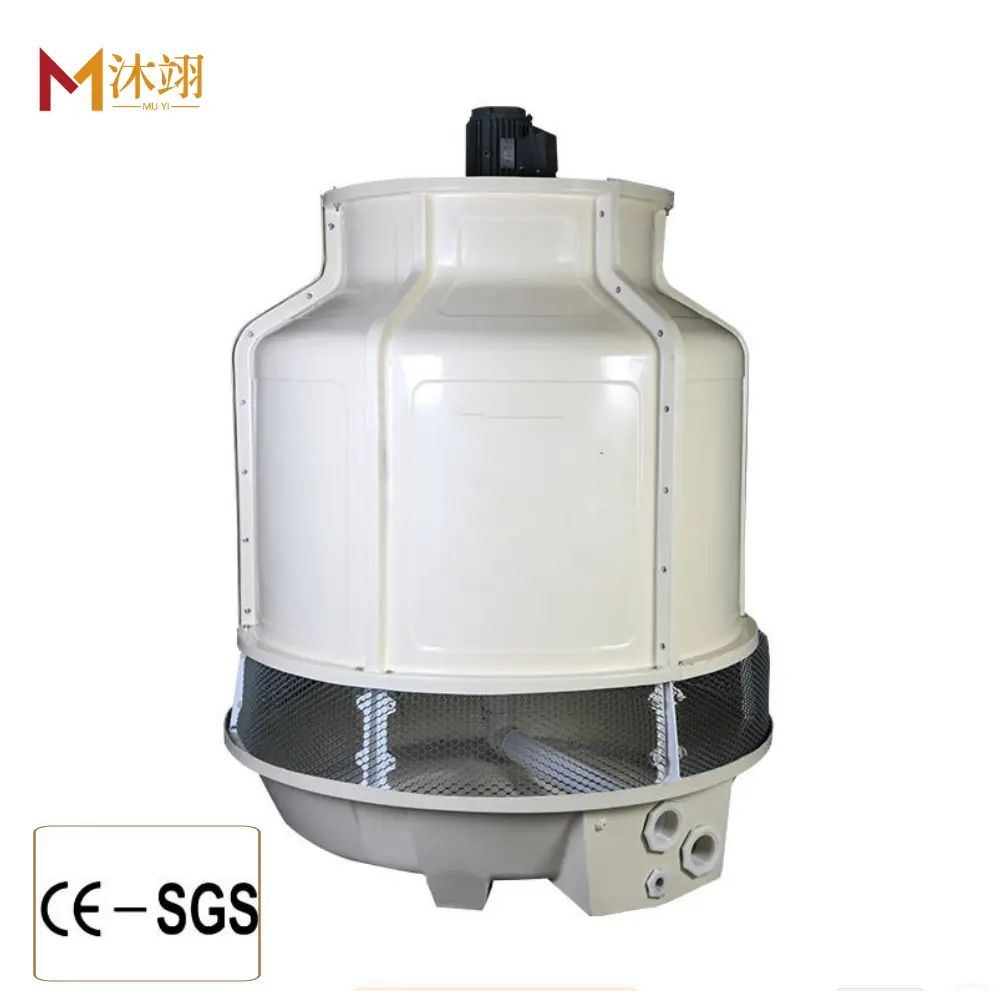 Стекловолоконная FRP круглая башня водяного охлаждения, охлаждающая башня 400t, мотор воды