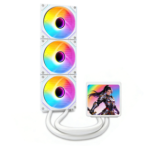 Enfriador AIO ARGB de 360 mm, Popular, con Pantalla de Temperatura, Disipador de Calor de Cobre, Radiador de Agua para CPU de 240 mm, Alto Rendimiento - Product Image 5