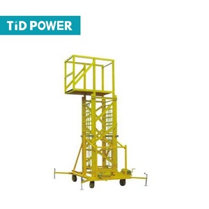 ชุดอุปกรณ์นั่งร้านไฟเบอร์กลาสแบบเคลื่อนที่ได้ ฉนวนกันความร้อนเต็มรูปแบบ สำหรับงานไฟฟ้าแรงสูง - Product Image 6