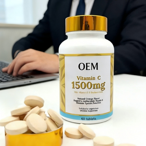 ODM ויטמין <span class=keywords><strong>C</strong></span> ו-E טבעי ואורגני, תוסף תזונה טבעוני למבוגרים לבריאות ויופי, 60 כמוסות, בקבוק - Product Image 3