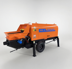 Pompe à béton automatique intelligente avec moteur haute puissance et système PLC, auto-diagnostic inclus, pour une sécurité optimale sur le chantier et un fonctionnement précis - Product Image 2