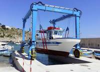 Lève-bateaux marins pour chantiers navals, capacités de 30, 50, 60, 75, 100 et 200 tonnes