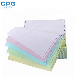 Papier autocopiant 3 plis pour impression continue, unité de papier NCR pour rouleaux de formulaires informatiques multi-volets - Product Image 1