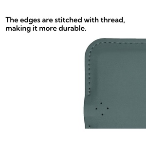 Custom Wireless Charging <b>Mouse</b> Pad 2 in 1 PU Leather Multifunctional Stitched Mousepad Waterproof Desk Pad with Wireless Charger - Product Image 4