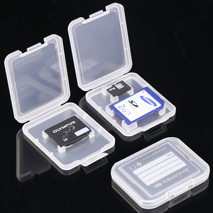 Yuzmei nhựa micro máy ảnh SD + TF thẻ NM mỏng hộp lưu trữ nhựa mini thẻ nhớ điện tử phụ kiện trường hợp - Product Image 1