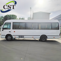 Mini-bus de luxe à essence Toyo-Ta coaster 30 places Siège Toyo Ta 25 places Bus coaster à vendre
