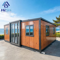 Casa Contenedor Prefabricada de Acero de 20 y 40 Pies, Expandible, Plegable, de 1, 2, 3, 4 y 5 Dormitorios, Portátil, en Venta