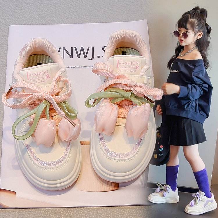 Wholesale Fashion Kids Rubber Sole Platform Walking Style Shoes