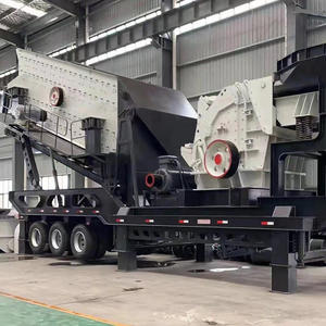 Planta trituradora de impacto móvil de 150 toneladas del fabricante para construcción de carreteras, con componentes de motor PLC automático, a la venta. - Product Image 1