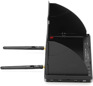 Lst 5802d 7 inch TFT <span class=keywords><strong>LCD</strong></span> <span class=keywords><strong>Monitor</strong></span> với DVR 800*480 600cd/m2 5.8GHz đa dạng <span class=keywords><strong>Receiver</strong></span> cho <span class=keywords><strong>FPV</strong></span> bay không người lái làm bằng EVA chất liệu - Product Image 3