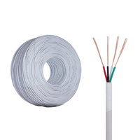 Kabel Data USB 4 Inti Putih 28AWG dengan Selubung Kawat
