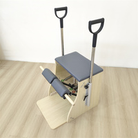 Chaise stable en chêne durable et réglable pour des exercices de Pilates efficaces dans les studios, équipement de Pilates Reformer
